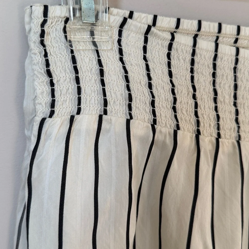Denim & Supply Ralph Lauren wide-leg striped‎ wrap pants flowy Beachy Size Small